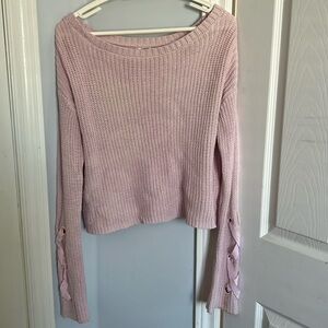 Light Pink Sweater from Garage Size Medium